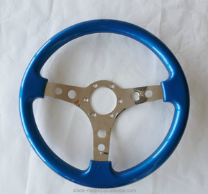 ABS NEO chrome razze volante, volante in legno - Product Image 6