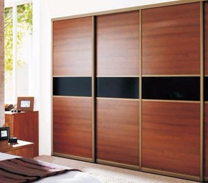High-end Custom Bedroom Furniture Promotions Top Grade Black Back Painted Glass Sliding Door <strong>Wardrobe</strong> Bedroom Storage <strong>Wardrobe</strong> - Product Image 4