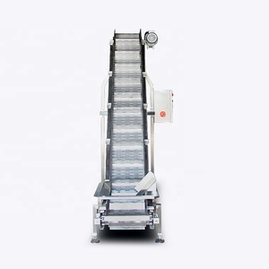 Geneigd Transportband Voor Verse Vis Rauw Vlees Bevroren Voedsel - Product Image 1