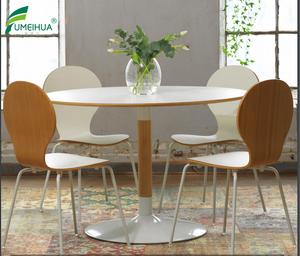 Bàn cà phê <span class=keywords><strong>Top</strong></span> 60x60 đồ nội thất nhà Bàn Ăn Hiện đại chất lượng cao vuông và vòng bàn ăn bằng gỗ với cơ sở kim loại - Product Image 1