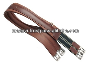 Equipo de Equitación Ligero de Alta Calidad, Diseño Personalizado, Venta al Por Mayor, Cincha de Doma Acolchada de Cuero Puro, Estilo Western - Product Image 2