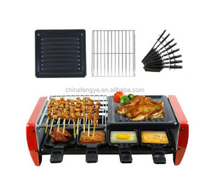 Grill <span class=keywords><strong>Raclette</strong></span> Électrique Portable 1200W avec Contrôle Mécanique de la Température, Sans Fumée, Surface Antiadhésive, Usage Domestique - Vente en Gros - Product Image 4