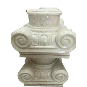 Diseños de Pilares Decorativos de Mármol Natural de Lujo Moderno, Capitel de Columna de Piedra de Mármol - Product Image 3