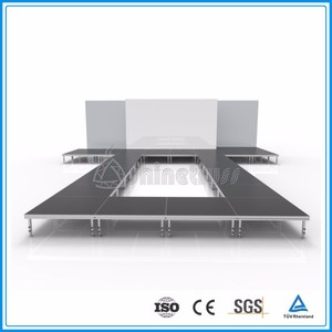 Fuente de la fábrica ajustable Nuevo diseño plataforma etapa escenario móvil de aluminio para <span class=keywords><strong>el</strong></span> concierto al aire libre - Product Image 3