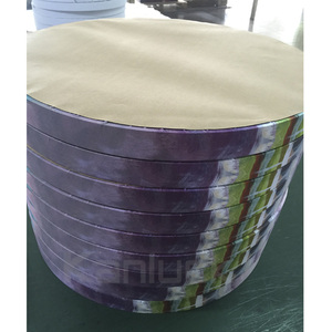 Nghệ Thuật Hoa Vải Kéo Dài Trên Khung Hình Tròn - Product Image 3