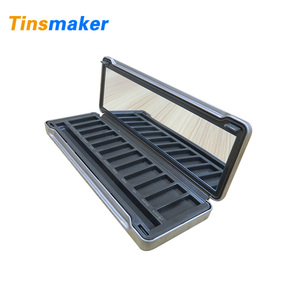 OEM tùy chỉnh kim loại quà tặng hộp thiếc có thể tái chế rỗng Eyeshadow trường hợp cho mỹ phẩm hiển thị bán buôn tùy chỉnh hộp thiếc thiết kế - Product Image 3