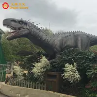 Dinosauro parco giostre del parco di divertimenti animatronic life size artificiale dinosauro robot