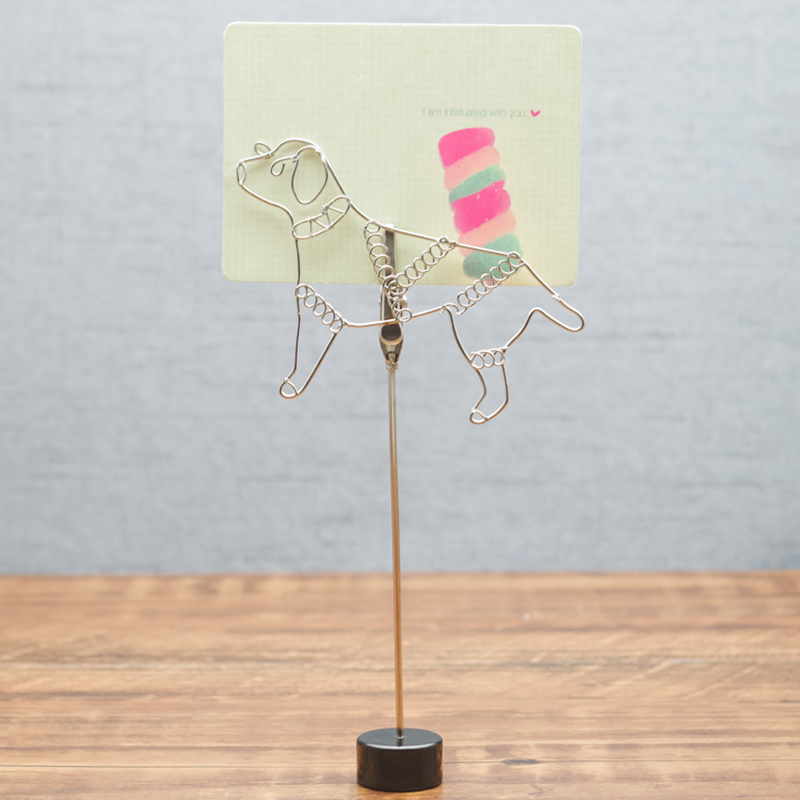Note folder message folder photo folder creative handicraft stainless steel iron art small home decoration