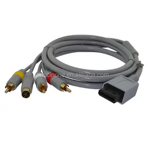 S-Video audio video يؤدي إلى ninternude Wii U S Terminal Video Cord