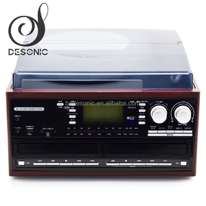 Platine électrique double 4 pouces, avec enregistreur USB, RADIO à CASSETTE - Product Image 5
