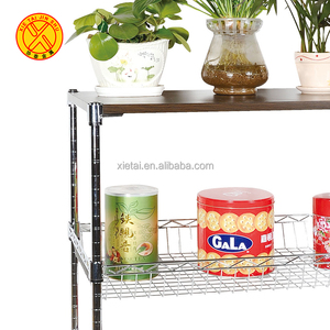 2024 नया आइटम 3 टियर क्रोम कार्बन स्टील किचन कार्ट ट्रॉली - Product Image 3