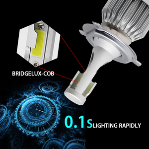 Cao Thấp Chùm H7 <span class=keywords><strong>Led</strong></span> Xe Headlight Bulbs, 36 Wát 3800Lm C6 <span class=keywords><strong>Led</strong></span> Headlight <span class=keywords><strong>Kit</strong></span> H4 - Product Image 3