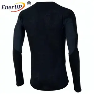 Camiseta de lã merino, roupa íntima para esporte ao ar livre com calor