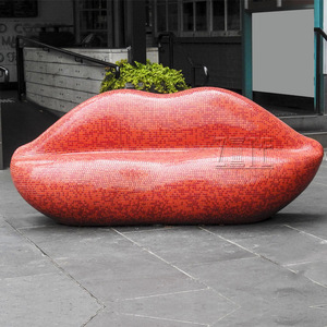 Moderna pop art <span class=keywords><strong>in</strong></span> fibra di vetro da parete <span class=keywords><strong>in</strong></span> <span class=keywords><strong>resina</strong></span> montato lip scultura - Product Image 5