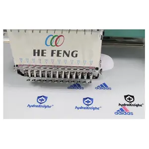 HEFENG 4 têtes chapeau/chemises/machine à broder numérique ordinateur plat à bas prix