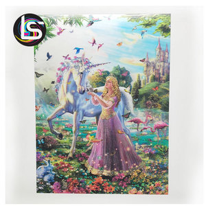 Regalo <span class=keywords><strong>de</strong></span> <span class=keywords><strong>la</strong></span> promoción pintura decorativa para dormitorio decoración <span class=keywords><strong>de</strong></span> <span class=keywords><strong>la</strong></span> pared paisaje <span class=keywords><strong>de</strong></span> <span class=keywords><strong>la</strong></span> belleza <span class=keywords><strong>y</strong></span> hermosa chica animal flip imagen 3d imagen - Product Image 1