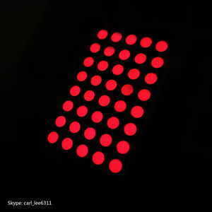 Rot, weiß, grün, blau 5x8 <span class=keywords><strong>Matrix</strong></span> 5,0 mm 5x8 dot-<span class=keywords><strong>matrix</strong></span>-<span class=keywords><strong>led</strong></span>-<span class=keywords><strong>display</strong></span> 5x8 Reihe - Product Image 4