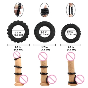 Großhandel OEM ODM <span class=keywords><strong>Hot</strong></span> <span class=keywords><strong>Sale</strong></span> Silikon Verzögerung Ejakulation Cockring Sexspielzeug für Mann Penis Cockring - Product Image 5