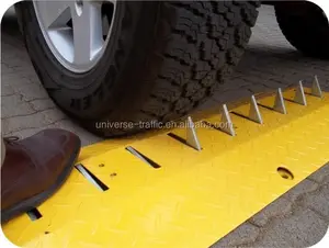 Spike barriers one way-recogedor de neumáticos para coche, metálico