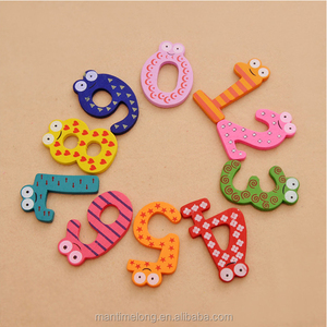 Juego de 10 números de imán de madera para nevera, juguete educativo para niños, 1 juego - Product Image 2