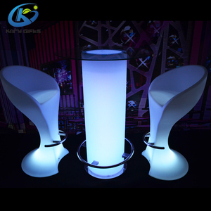 أعلى كوكتيل عالية حانة الجداول المحمولة طاولة بار LED حانة الأثاث - Product Image 4