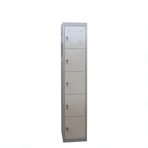 colorful five doors steel locker smart locker