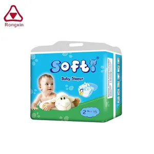 Useful Disposable Baby Diapers for Baby Children Urine Absorption Non Woven Fabric Printed Free Samples Available Leak Guard