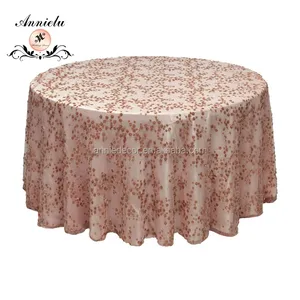 New Fashion Designn Plum flower Sequin Embrodie Table Cloth wedding