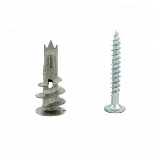 Zinc alloy Metal Self-Drilling Drywall Anchor with screw