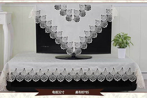 Bianco rotondo hotel poliestere <span class=keywords><strong>tovaglia</strong></span> di <span class=keywords><strong>pizzo</strong></span> tavolo/tavola di nozze panno, tovaglie per alberghi - Product Image 6