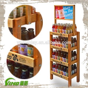 Foldable Wooden Floor <strong>Standing</strong> <strong>Display</strong> Racks for Retail Store Storage Shelving <strong>Units</strong> with Shelves - Product Image 4