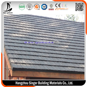 Muestra gratis Joya Azul Color Barato Piedra Recubierta de Metal <span class=keywords><strong>Material</strong></span> del Techo - Product Image 3