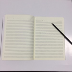 Fancy Stampa Personalizzata Kraft Coperchio Della Carta <span class=keywords><strong>di</strong></span> <span class=keywords><strong>Musica</strong></span> Cinque Linee Premium Notebook - Product Image 6