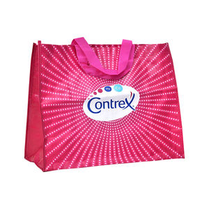 Rose taches blanches transporter recycler sac non tissé sac à provisions - Product Image 2