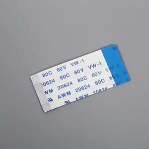 OEM Custom Various Pitch 2pin-100pin FFC Flexible Flat Ribbon Cable for Connect PCP to PCB
