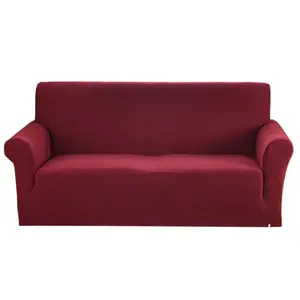 Sarung Sofa Polyester & Spandeks Meregang, Pelindung Sofa Elastis Sangat Pas untuk Dekorasi Rumah