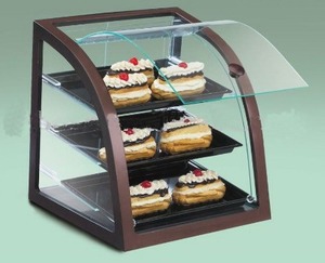 Kustom 3 atau 4 Tumpuk Tampilan Sarung Dudukan Roti Akrilik/Cupcake/Donat/Toko Roti Perspex Kabinet Kue Plexiglass Kotak Makanan