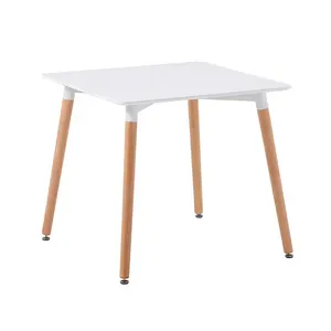 High Quality 4 seats modern MDF wooden dining table