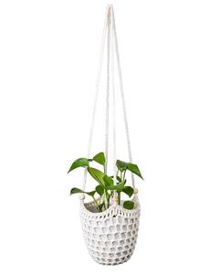 Maceta de macramé, colgador de maceta, artículo decorativo para el hogar para plantas de interior - Product Image 1