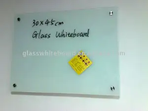 Tableau mémo magnétique Portable, 30x45cm, en verre