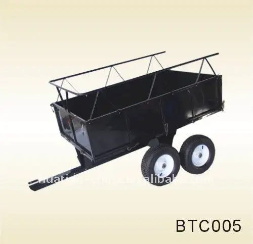Durable  easy and convenient to assemble and use trailer  garden leaf cart