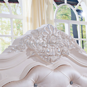 الهيدروليكي رفع حجم الملك بروفانس الفرنسية الابيض أثاث - Product Image 3
