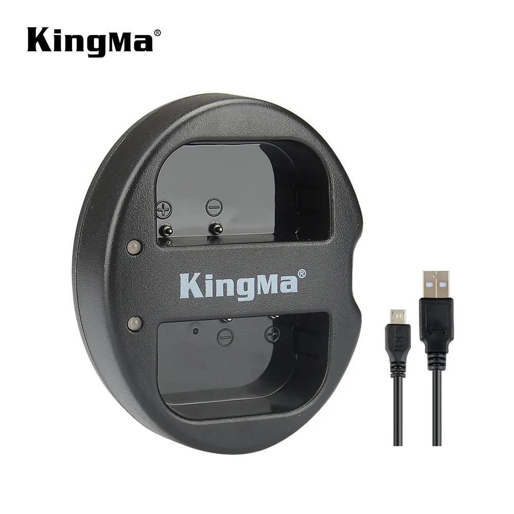 KingMa dual USB charger BM015-BLF19 for Panasonic camera DMW-BLF19E BLF19E charger