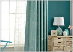 Rideaux rideaux en coton à broder decoration interieur salon - Product Image 4