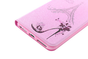 Moda Forro estuche de PU agenda estilo Torre Eiffel para iphone 7 7plus celular - Product Image 4