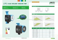 Pompa Sirkulasi Mini Kaleng Air Panas Hemat Energi Cerdas Kelas-A 45W LPS25-6BP/180