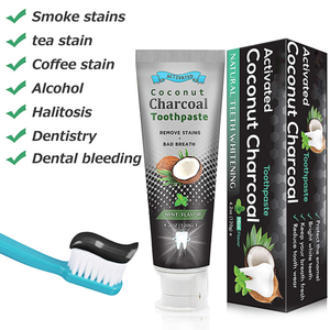 <span class=keywords><strong>Pasta</strong></span> <span class=keywords><strong>de</strong></span> <span class=keywords><strong>dientes</strong></span> <span class=keywords><strong>de</strong></span> carbón <span class=keywords><strong>de</strong></span> bambú, blanqueador dental <span class=keywords><strong>de</strong></span> hierbas naturales con logo personalizado, muestras gratis - Product Image 5