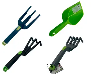 Mini plastic Veiligheid kinderen tuin gereedschap set schop hark handgereedschap