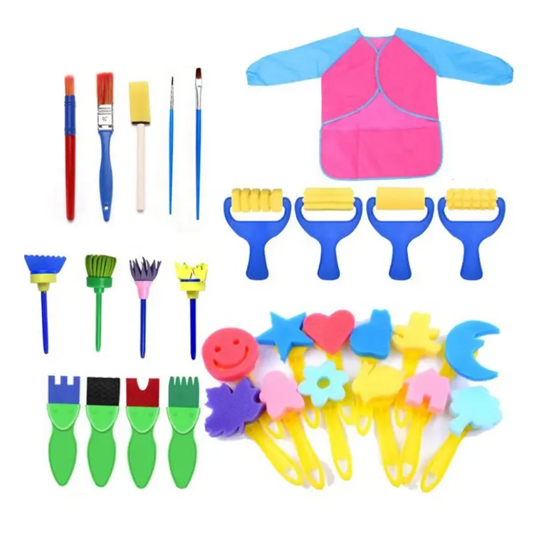 free samples sponge cleaning brush art craft paint foam brush