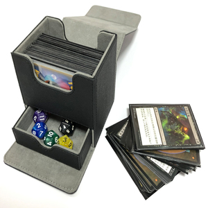 Hàng Mới Về 100 + Hộp Da PU Lật <span class=keywords><strong>Magic</strong></span>, Hộp Bài Cao Cấp - Product Image 1